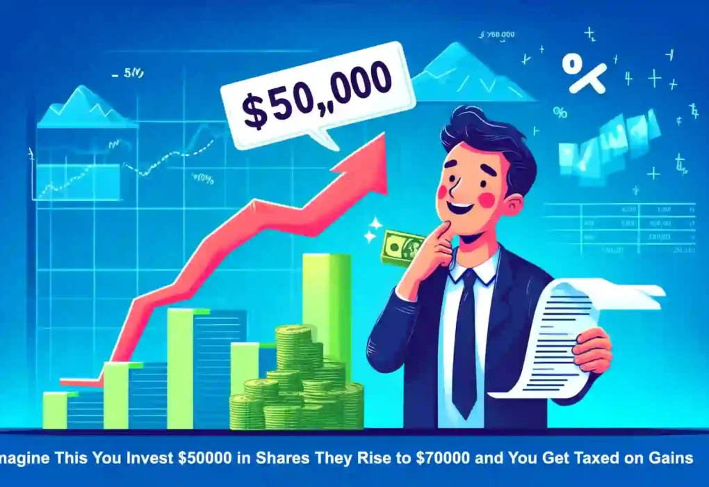 Imagine This You Invest $50000 in Shares They Rise to $70000 and You Get Taxed on Gains